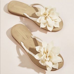 Floral Flip Flops